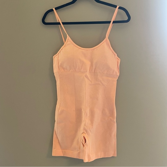 Peach Active Romper - Picture 1 of 5